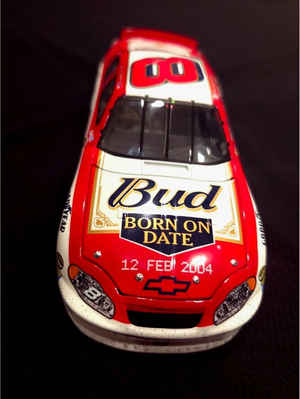 Dale Earnhardt Jr. #8 Budweiser 2004 Monte Carlo 1:24 Scale Stock Car Raced Win